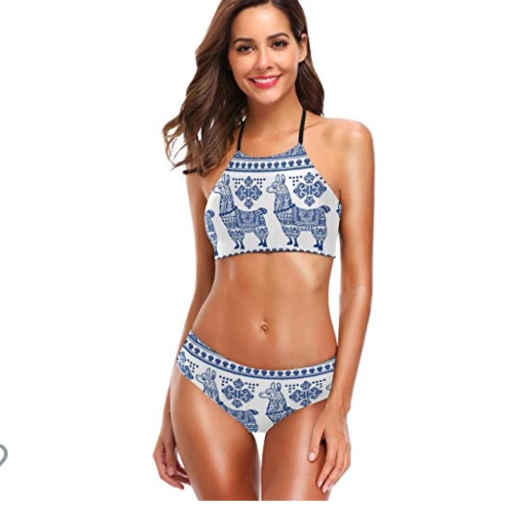 ISLA Boho Llama Print Bikini - Picture 2 of 7